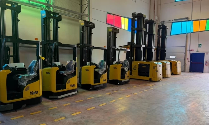 New Sami, concessionario Unicar, firma la flotta Yale per l&rsquo;hub logistico a Nola di Esseci Italia, player GDO 