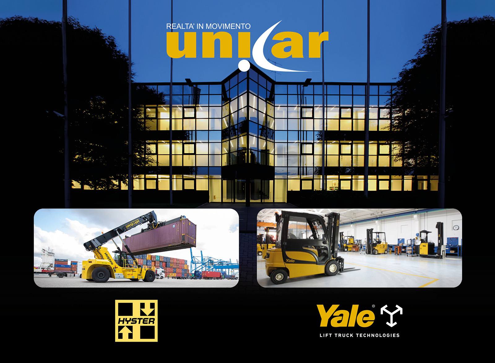 Unicar protagonista a Intralogistica Italia 2025 con Yale e Hyster