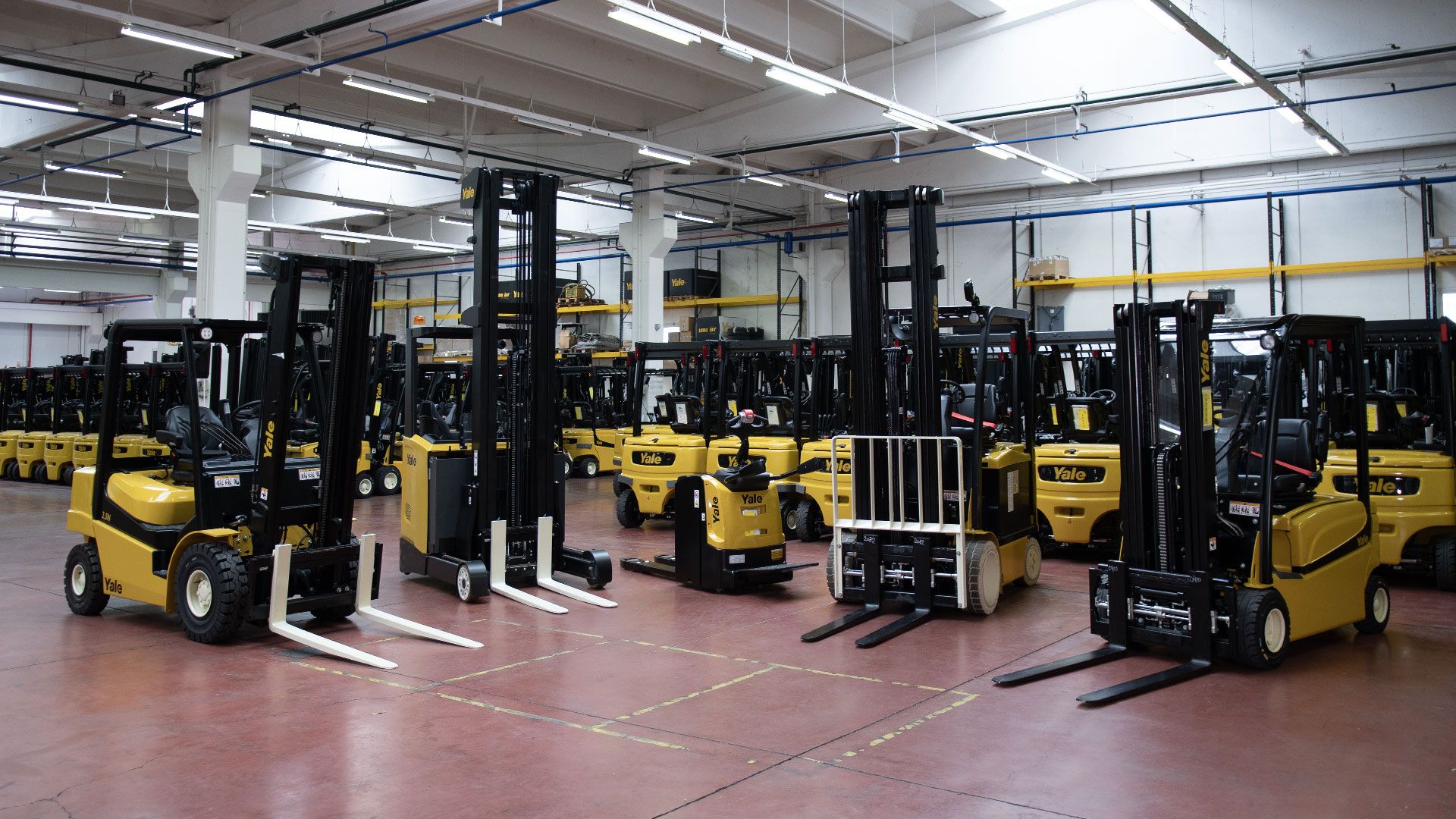 Gamma di prodotti Yale presso la sede di Unicar a Nibionno